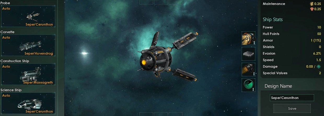 Мод FTL Scout Probe - зонд разведчик для Stellaris